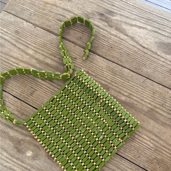 Paloma Wool green beaded bag - Picture 2 of 6